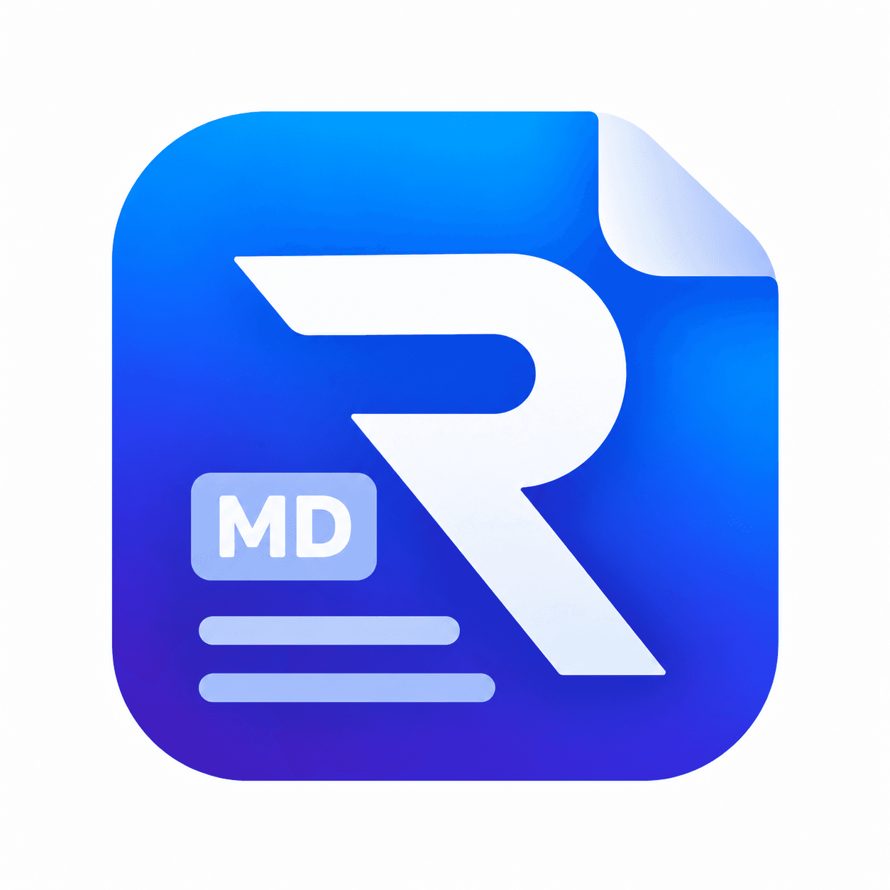 Rindavo Markdown document icon